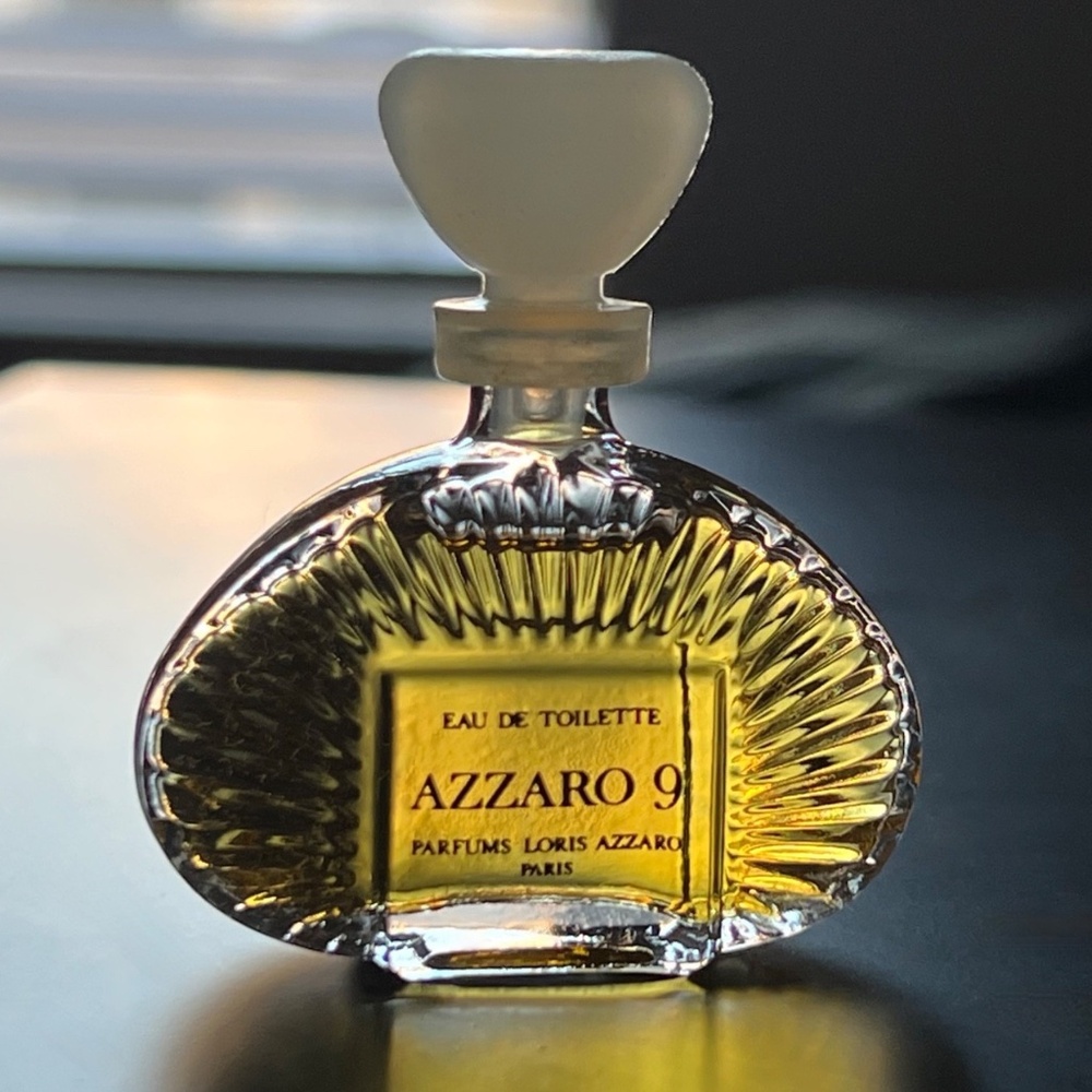 NEW AZZARO 9 EAU DE TOILETTE BY LORIS AZZARO PARFUMS MINI, 5 ml/.17 oz ~ VINTAGE